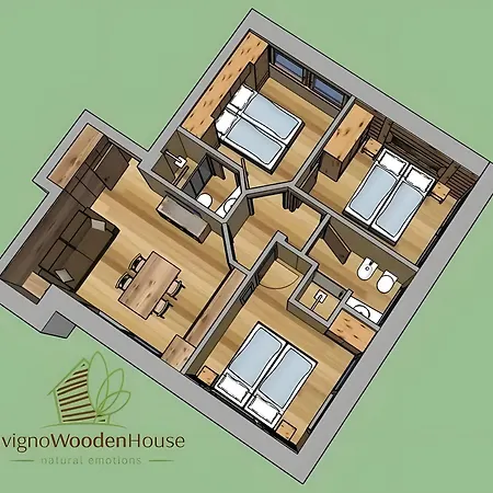 Alpstuga Wooden House